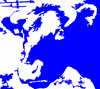 Cow Screen Print Blue/White